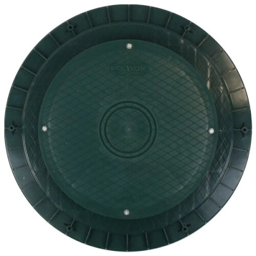 24" Flat Activated Carbon Cover (Green)
