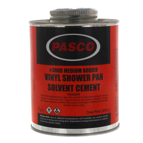 Vinyl Shower Pan Cement