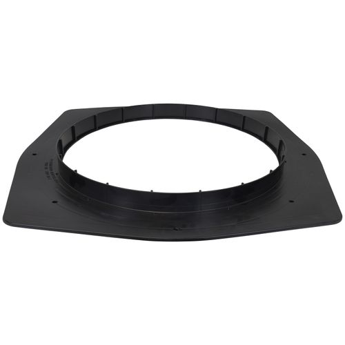 24" Riser Adapter Ring for Corrugated Pipe (Black)