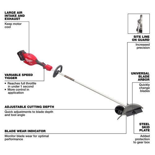M18 FUEL Edger Kit 4 M18 FUEL Edger Kit