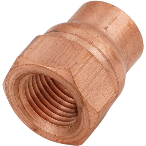 1/4" x 1/8" Copper x Female Adapter