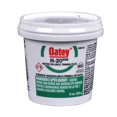 H-20 No. 95 Water Soluble Tinning Flux (8 oz.)