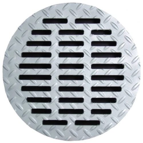 12" Round Galvanized Metal Grate