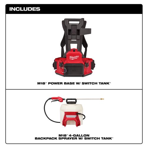 M18 4-Gallon Backpack Sprayer w/ SWITCH TANK (Tool Only) 4 M18 4-Gallon Backpack Sprayer w/ SWITCH TANK (Tool Only)