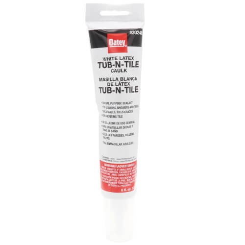 6 oz. Tub-N-Tile Caulk Tube - White