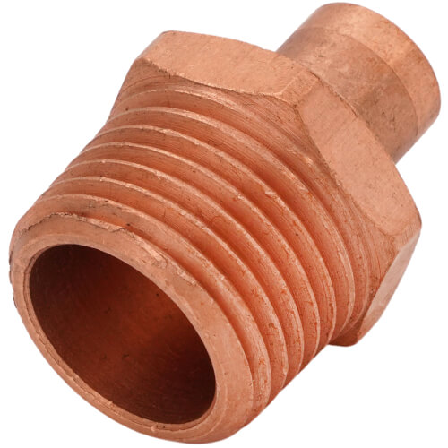 1/4" x 1/2" Copper x Male Adapter