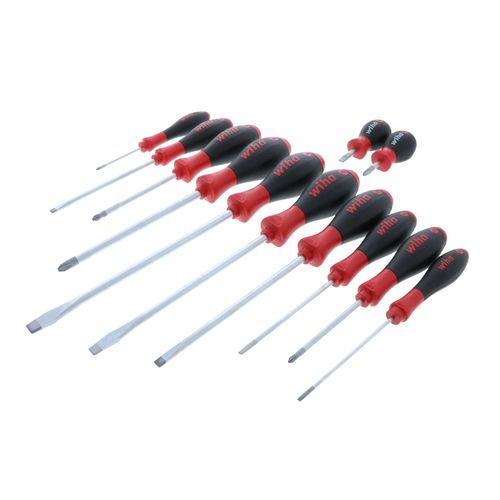 12-Piece SoftFinish Slotted & Phillips Screwdriver Set