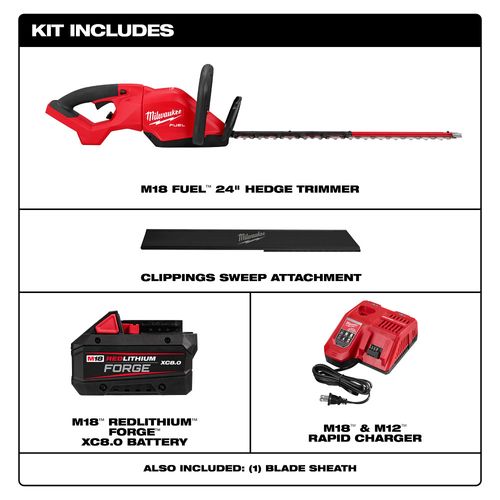 M18 FUEL 24" Hedge Trimmer Kit