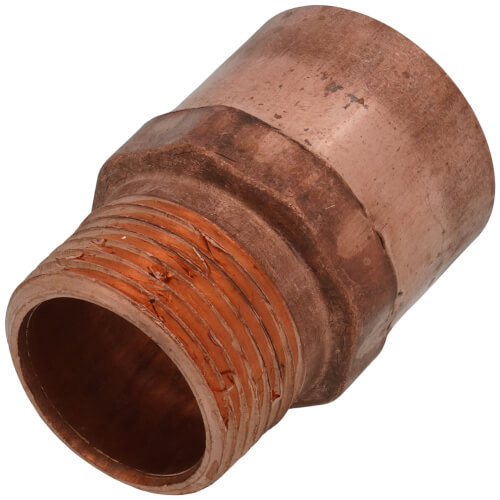 1-1/4" x 1" Copper x Male Adapter