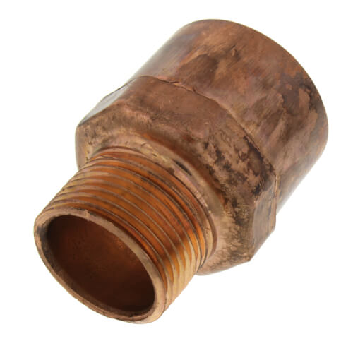 1-1/2" x 1" Copper x Male Adapter