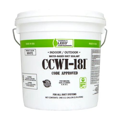 White CCWI-181 Water Based Duct Sealant (11 oz. Cartridge), 304142