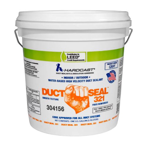 Gray Duct-Seal 321 Water Based Duct Sealant (11 oz. Cartridge), 304159