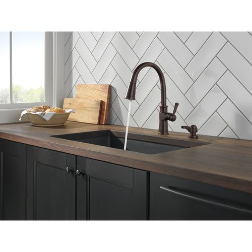 Spargo 1 Handle Pull-down Kitchen Faucet w/ Soap Dispenser & Shieldspray (Venetian Bronze), 19964Z-RBSD-DST 6 Spargo 1 Handle Pull-down Kitchen Faucet w/ Soap Dispenser & Shieldspray (Venetian Bronze), 19964Z-RBSD-DST