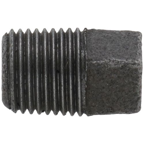 1/8" Black Solid Plug