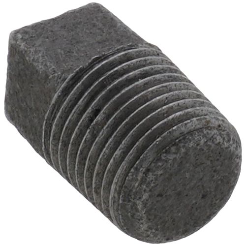 1/8" Black Solid Plug