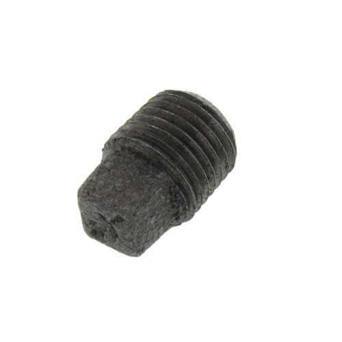 1/4" Black Solid Plug