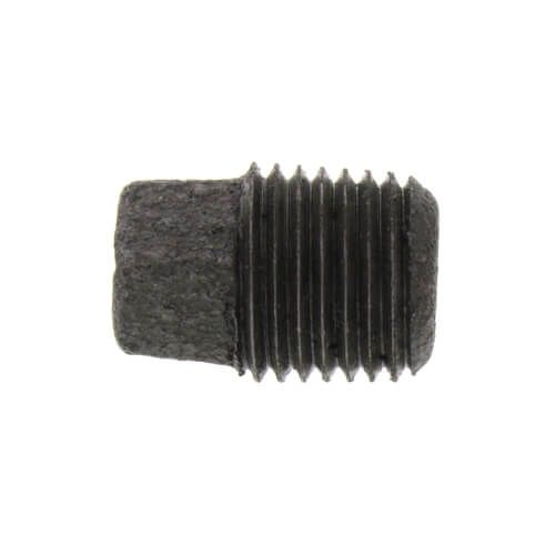 1/4" Black Solid Plug