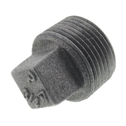 3/4" Black Solid Plug
