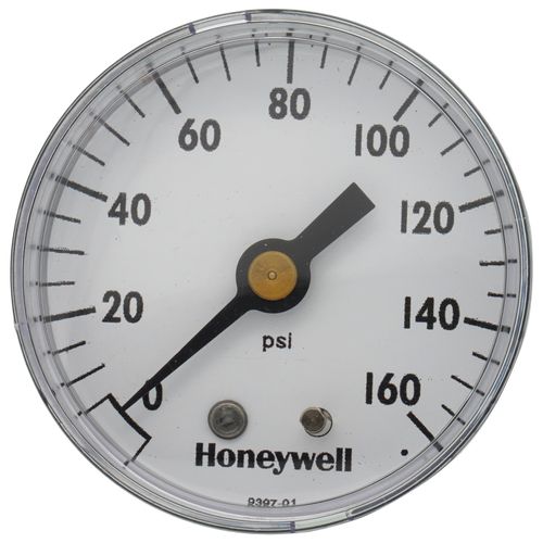 2" Back Mount Pressure Indicating Gauge, 0-160 psi (1/4" NPT)