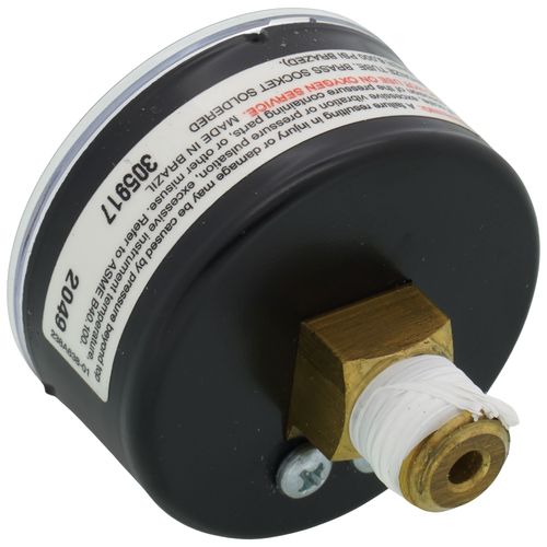 2" Back Mount Pressure Indicating Gauge, 0-160 psi (1/4" NPT)
