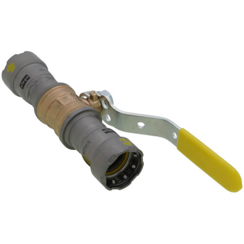 1/2" MegaPressG Bronze Ball Valve w/ Carbon Steel Press Ends 3 1/2" MegaPressG Bronze Ball Valve w/ Carbon Steel Press Ends