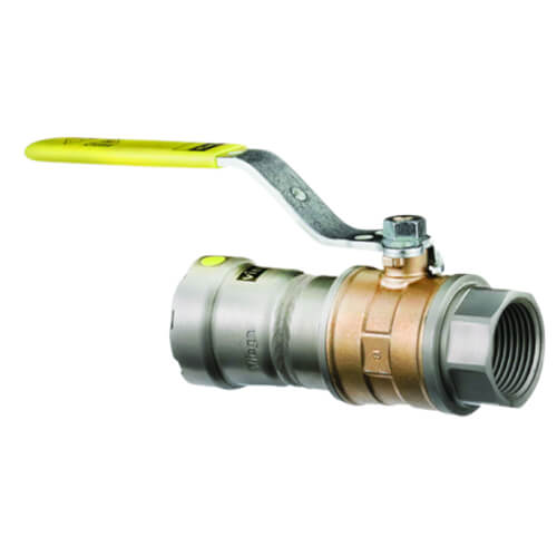 1" Press x FNPT MegaPressG Bronze Ball Valve w/ Carbon Steel