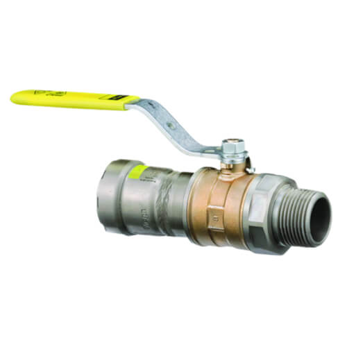 1/2" Press x MNPT MegaPressG Bronze Ball Valve w/ Carbon Steel