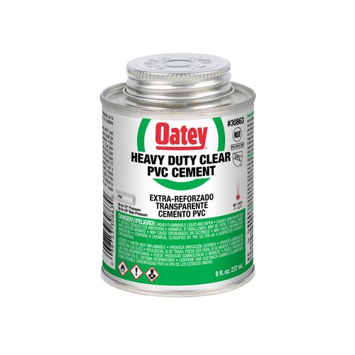 8 oz. Heavy Duty Solvent Cement (Clear)