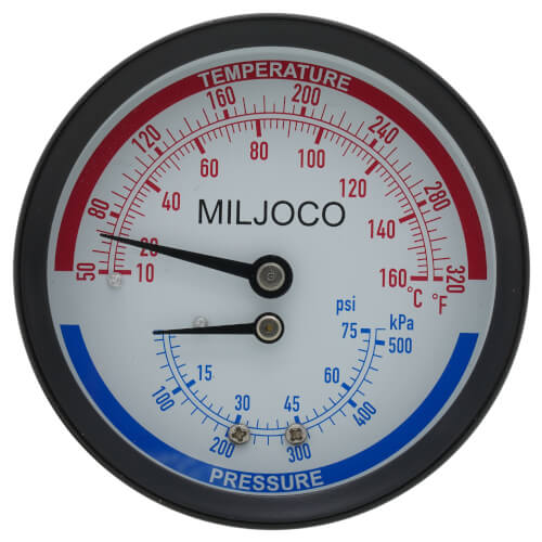 Pressure & Temperature Gauge, 20-1014