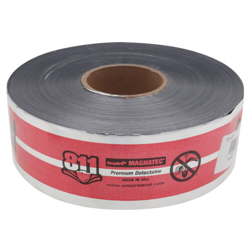 MAGNATEC "Caution Electric Line Below" Magnetic Tape (3" x 1000 Ft)