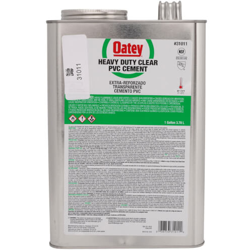 1 Gallon Heavy Duty Medium Set PVC Cement (Clear)