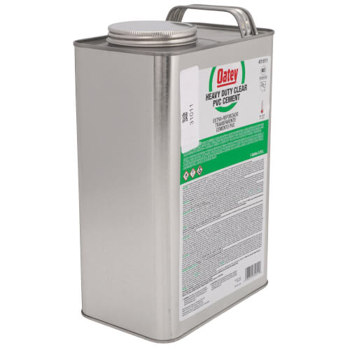 1 Gallon Heavy Duty Medium Set PVC Cement (Clear)