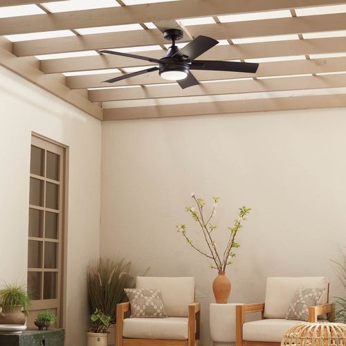 52" Tide Ceiling Fan (Satin Black) 5 52" Tide Ceiling Fan (Satin Black)