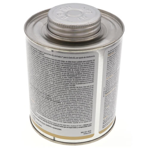 16 oz. Solvent Cement PVC Pipe and Fittings (Clear)