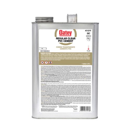 PVC Regular Body Clear Cement (1 Gallon)