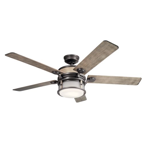 Ahrendale LED 60" Fan (Anvil Iron)