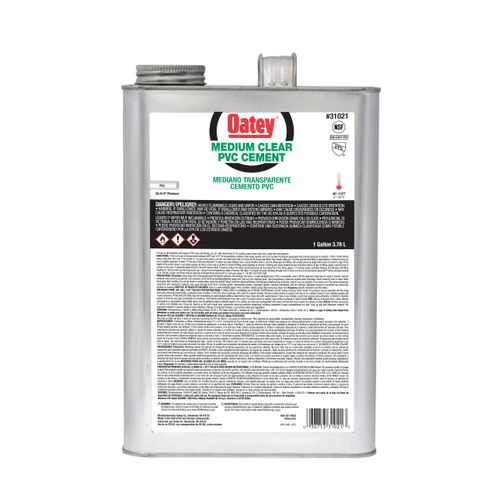 PVC Medium Body Clear Cement (1 Gallon)