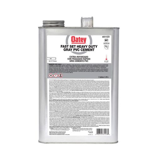 PVC Heavy Duty Gray Fast Set Cement (1 Gallon)