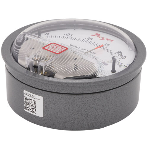 Magnehelic Differential Pressure Gage (0 - .25" W.C.) 2 Magnehelic Differential Pressure Gage (0 - .25" W.C.)