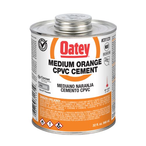 CPVC Medium Body Orange Cement (32 oz.)