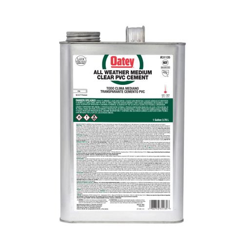 PVC All Weather Clear Cement (1 Gallon)