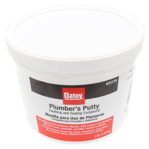 Plumbers Putty, White  (5 lbs.)