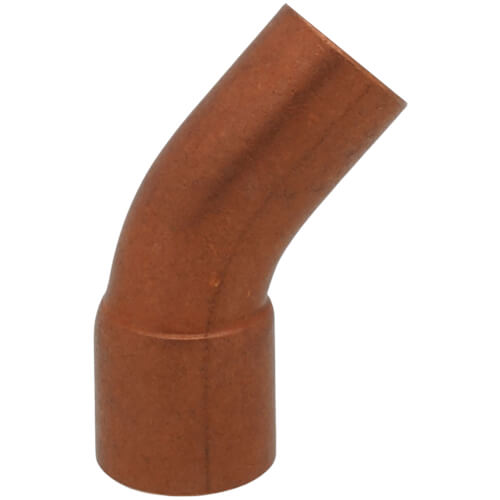3/8" FTG x Copper 45Â° Street Elbow