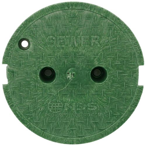 10" Round Pro-Spec Sewer Cover for 10" Valve Boxes (Green) 3 10" Round Pro-Spec Sewer Cover for 10" Valve Boxes (Green)