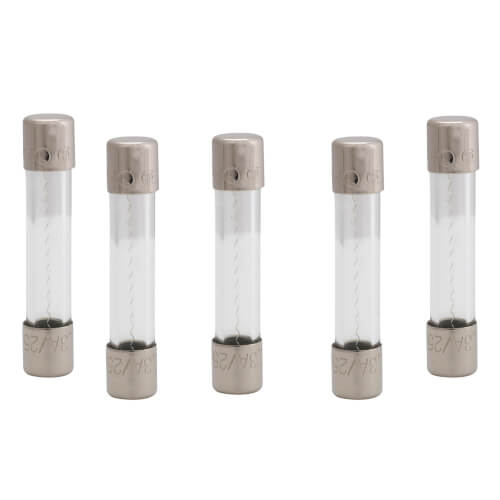3 Amp Fast-Acting, 3AG Type Glass Fuse, 250V (Pack of 5)