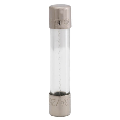 3 Amp Fast-Acting, 3AG Type Glass Fuse, 250V (Pack of 5)