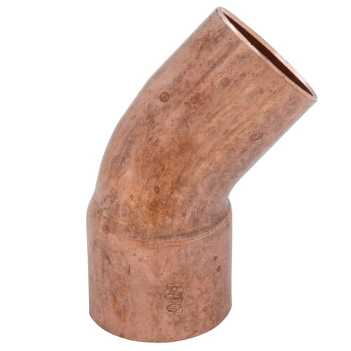 1" FTG x Copper 45° Street Elbow