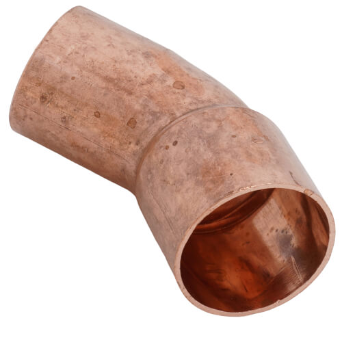 1" FTG x Copper 45° Street Elbow