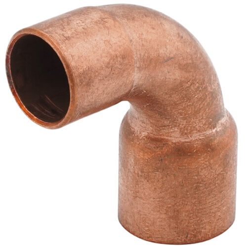 1/2" x 3/8" Copper 90° Elbow