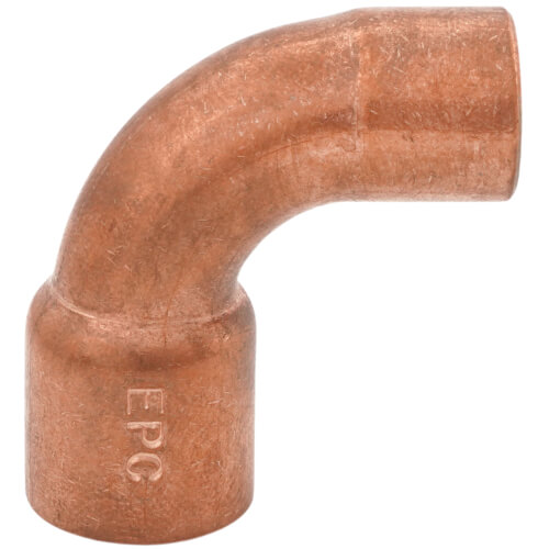 1/2" x 3/8" Copper 90° Elbow